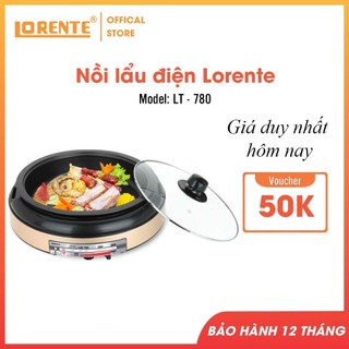 Nồi lẩu điện kèm khay nướng đa năng Lorente LT-780