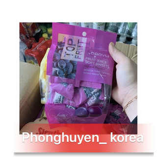 Kẹo Trái Cây Top Fruit Gói 320G (Vị Xoài/Nho/Dâu/ tổng hợp )