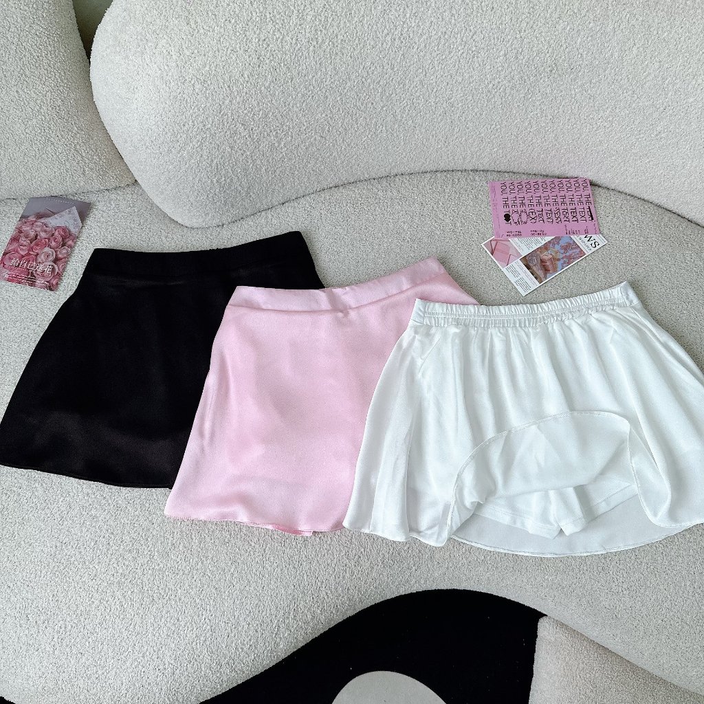 Chân váy ngắn xòe lượn sóng SANJOLI Thiết kế Cao cấp Phong Cách Hàn Quốc CV0