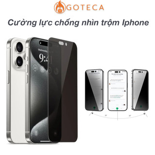Kính cường lực chống nhìn trộm iphone 15 pro max 14 pro max Xsmax Xs Xr 11Promax 11 Pro 7 8Plus iP12 pro max 13 pro max