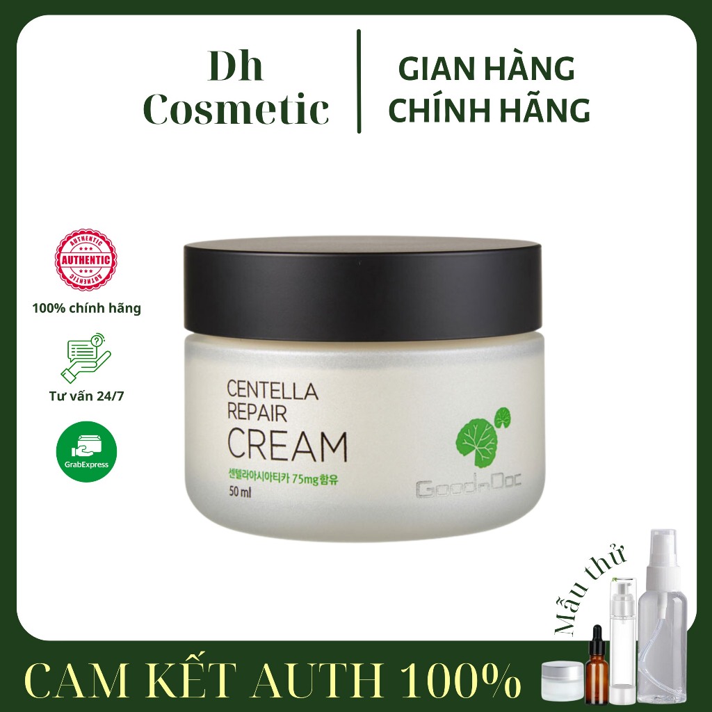 Kem dưỡng rau má Goodndoc Centella Repair Cream 50ml