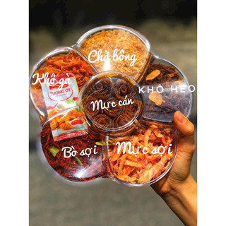Set quà tết - Set khô lục vị hoa mai