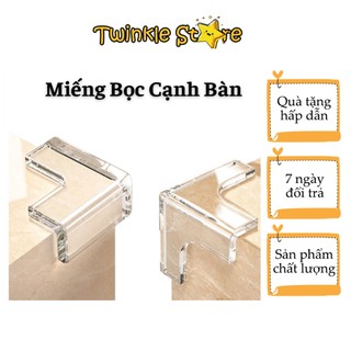 Miếng Bọc Cạnh Bàn Silicon Xốp Bịt Góc Bàn Tránh Va Chạm Miếng Bịt Góc Nhọn Của Bàn Tủ Chất Nhựa Dẻo An Toàn Cho Bé