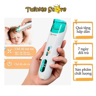 Tông Đơ Cắt Tóc Trẻ Em Có Hút Tóc Cao Cấp Chigo - Tăng Đơ Cắt Tóc Cho Bé Cầm Tay Không Ồn Không Ngứa An Toàn Cho Trẻ