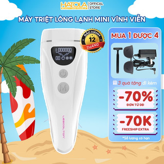Máy triệt lông lạnh mini vĩnh viễn LESCOLTON tích hợp 3 chức năng thế hệ mới nhất không đau không kích ứng Hatola