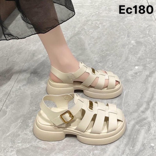 Giày sandal rọ đế cong da mềm miu cực sang chảnh