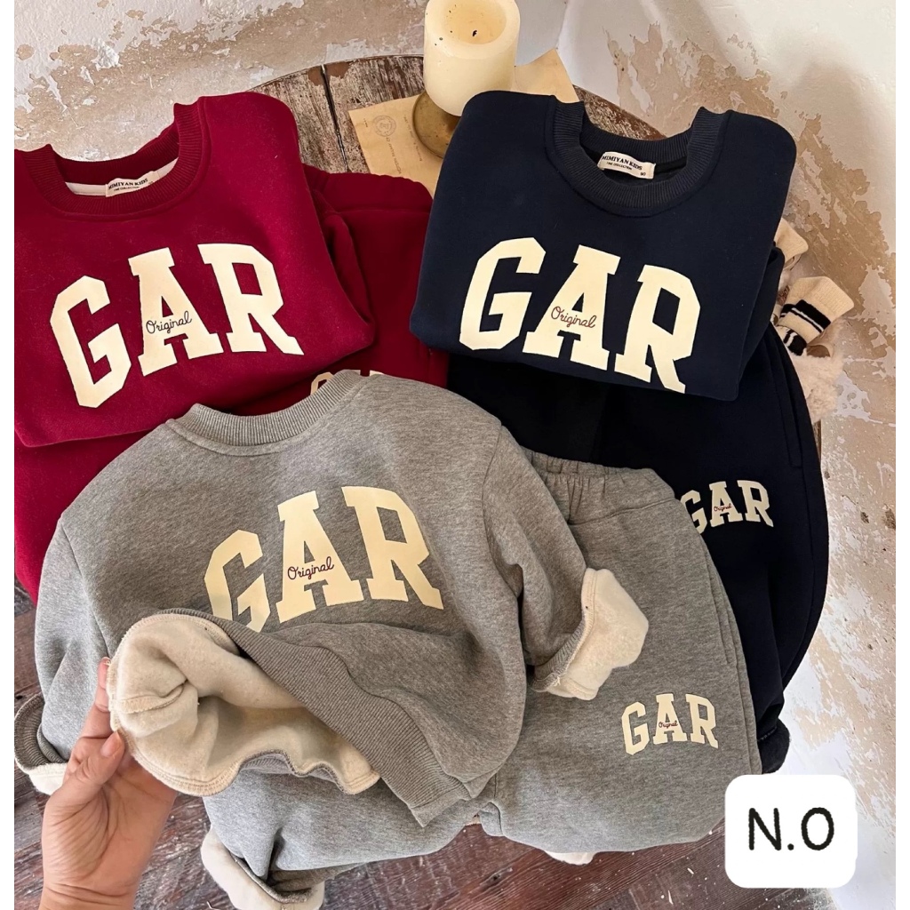 BỘ NỈ GAP 3M CHO BÉ XUẤT SỊN NEW