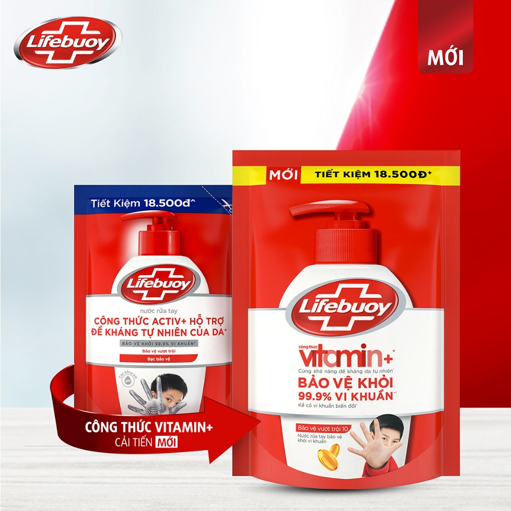 Nước rửa tay sạch khuẩn Lifebuoy Túi 400G | BigBuy360 - bigbuy360.vn