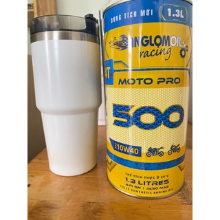 Khi mua 1 lon nhớt anglomoil 500 pro 1.3l 10w40 cao cấp sẽ được tặng 1 ly giữ nhiệt 600ml