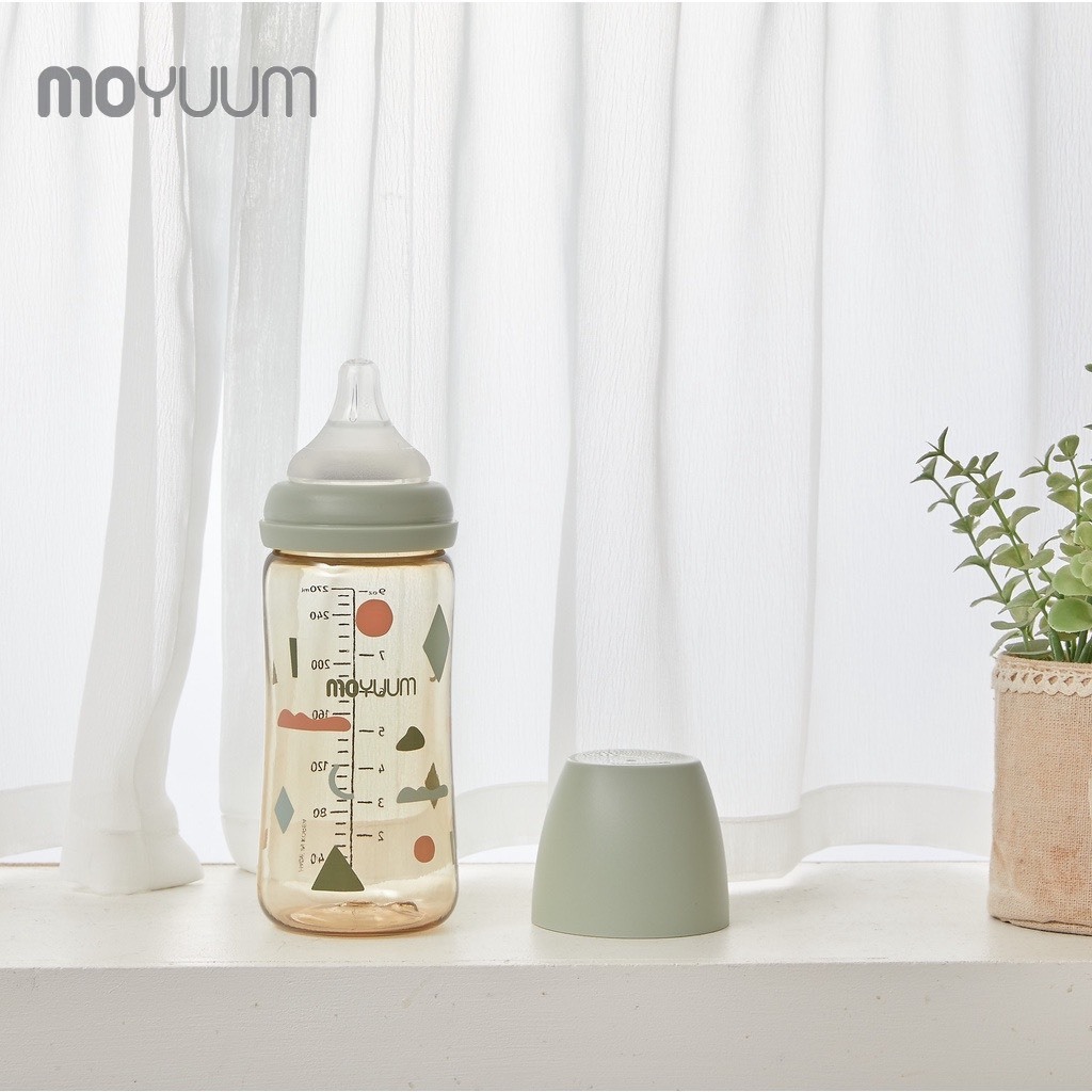 Bình sữa moyuum premium họa tiết mây