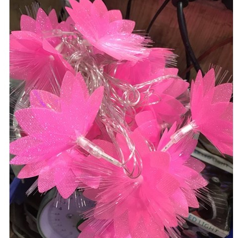 Dây đèn led hoa dạ quang nhiều màu, trang trí nhà cửa, sân vườn, khách sạn,giáng sinh lễ tết