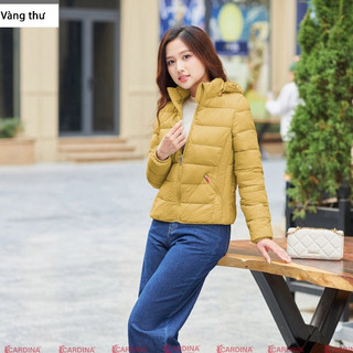 Áo phao nữ CARDINA chất gió trơn trần bông siêu nhẹ cao cấp xua tan mùa đông giá lạnh 3PNF02.