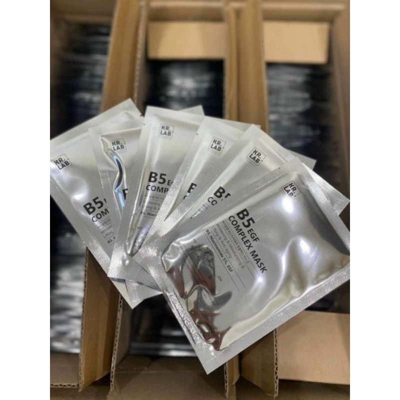 Mặt nạ B5 EGF KR.Lab phục hồi, cấp ẩm, sáng da, căng bóng