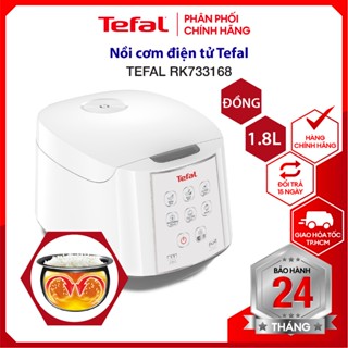 Nồi cơm điện tử Tefal RK733168 1.8 lít - Hàng chính hãng, bảo hành 24 tháng [HOẢ TỐC]
