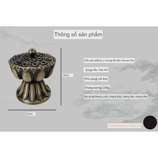 Lư Xông Trầm Hương [LOẠI 1] - Chân Sen