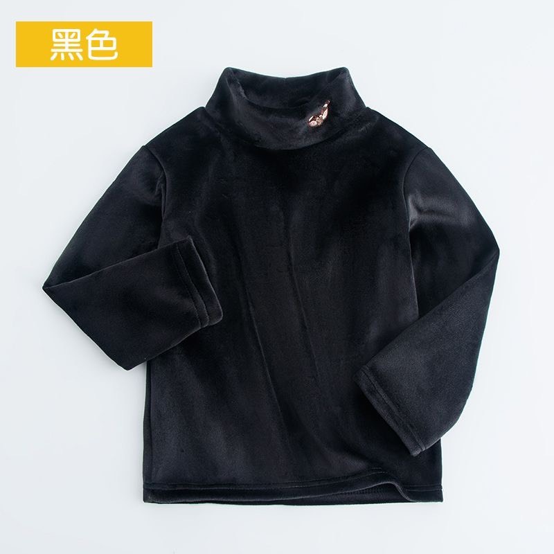 Áo giữ nhiệt cổ 3 phân, thu đông dài tay bé trai bé gái, bé trai Pure Born T-46