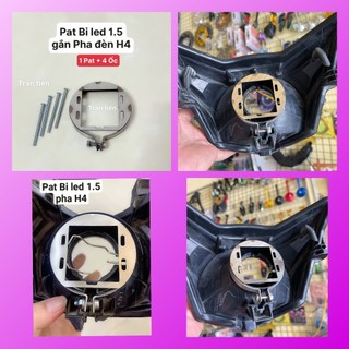 Pat chân h4 gắn bi led 1.5