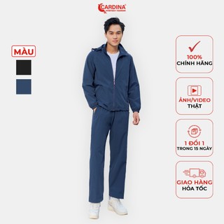 Bộ gió nam thể thao CARDINA chất liệu mềm mại cản gió chống nước kiểu dáng trẻ trung năng động 3BGM01