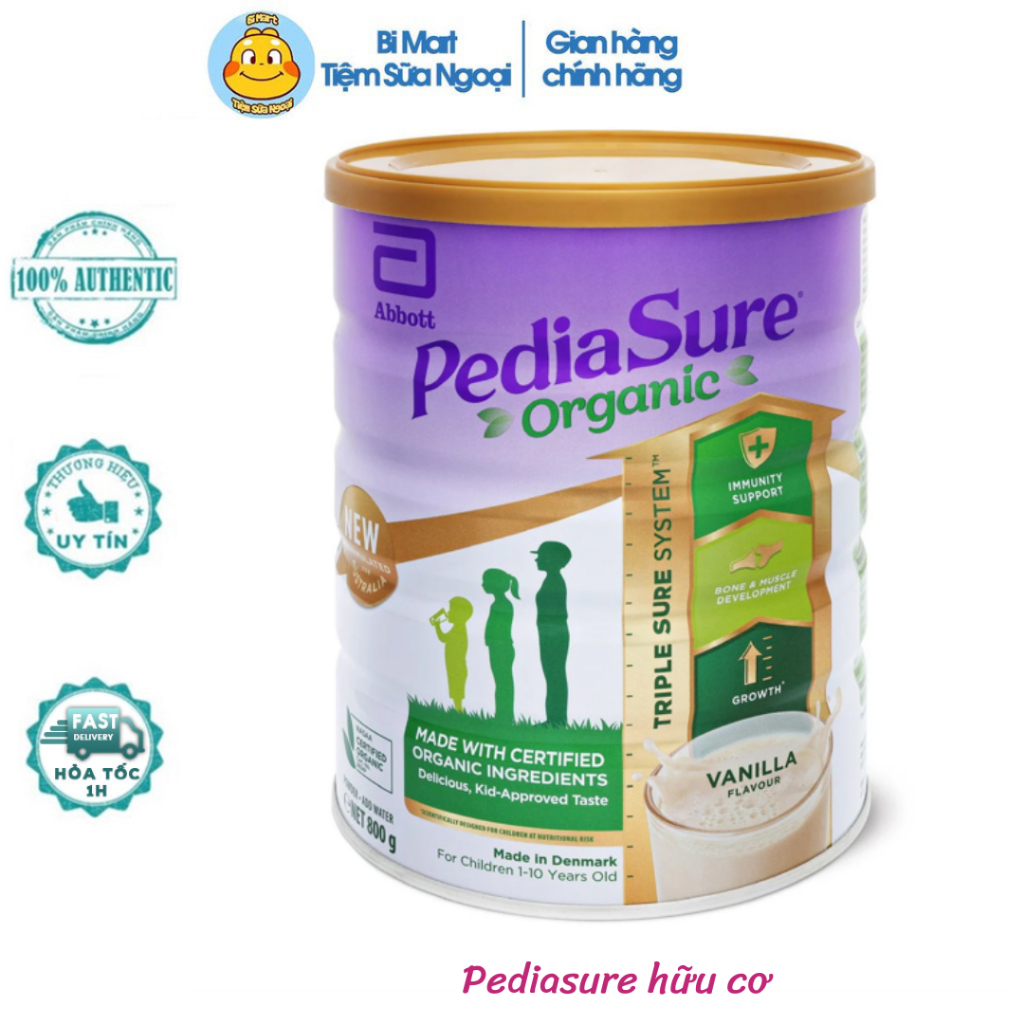 Sữa Pediasure Organic hữu cơ Úc 800gr - Bimart