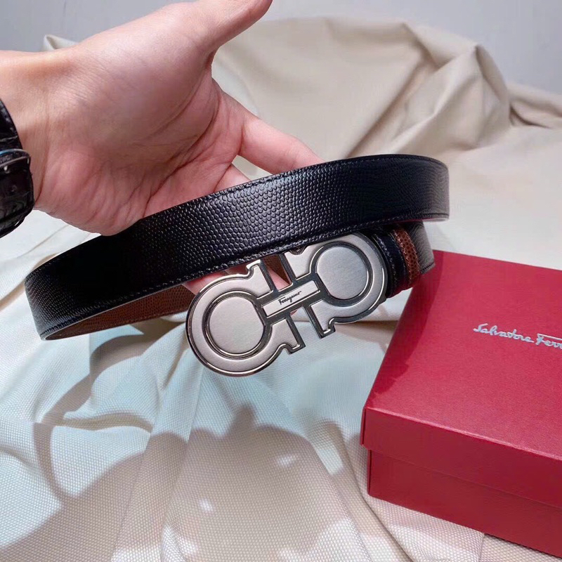 Thắt lưng cao cấp da thật nam Salvatore tăng đơ, khoá cài fullbox mới 100%