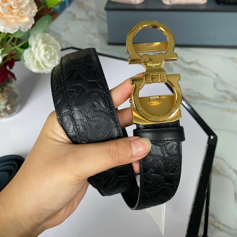 Thắt lưng cao cấp da thật nam Salvatore tăng đơ, khoá cài fullbox mới 100%