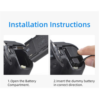 Pin giả Kingma LP-E12 - Dummy Adapter