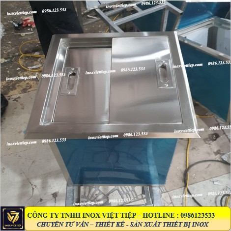 Thùng đá inox 304 chuẩn 3 lớp