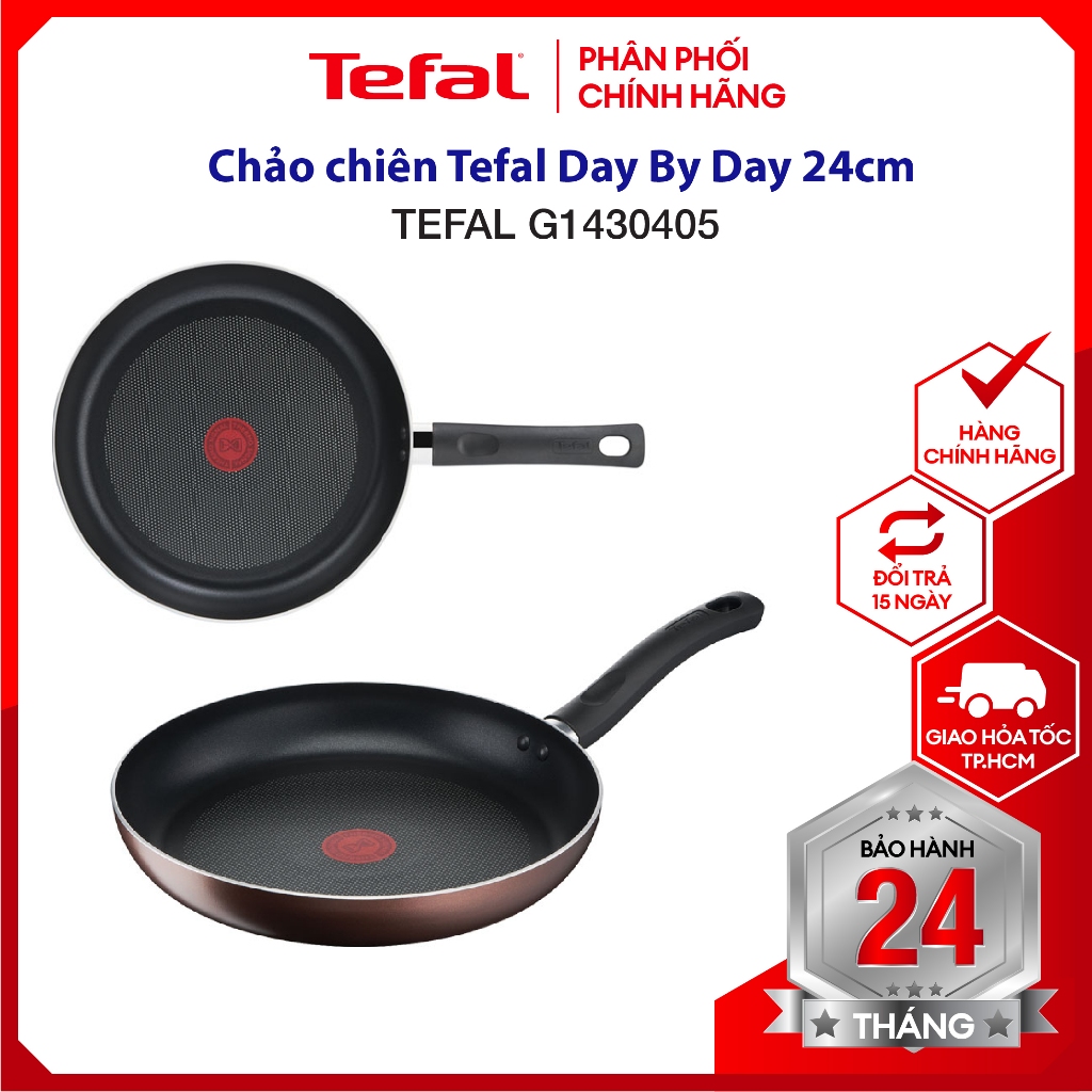 Chảo chiên Tefal Day By Day - Hàng chính hãng, bảo hành 24 tháng