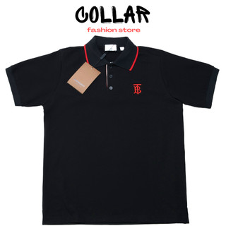 Áo polo BBR Icon Stripe nam nữ cao cấp Áo polo BBR Stripe Placket thêu logo mới nhất