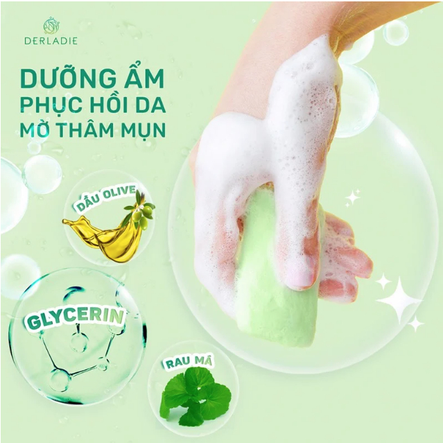 Xà Phòng Cơ Thể Derladie Body Cleansing Bar For Blemish Skin
