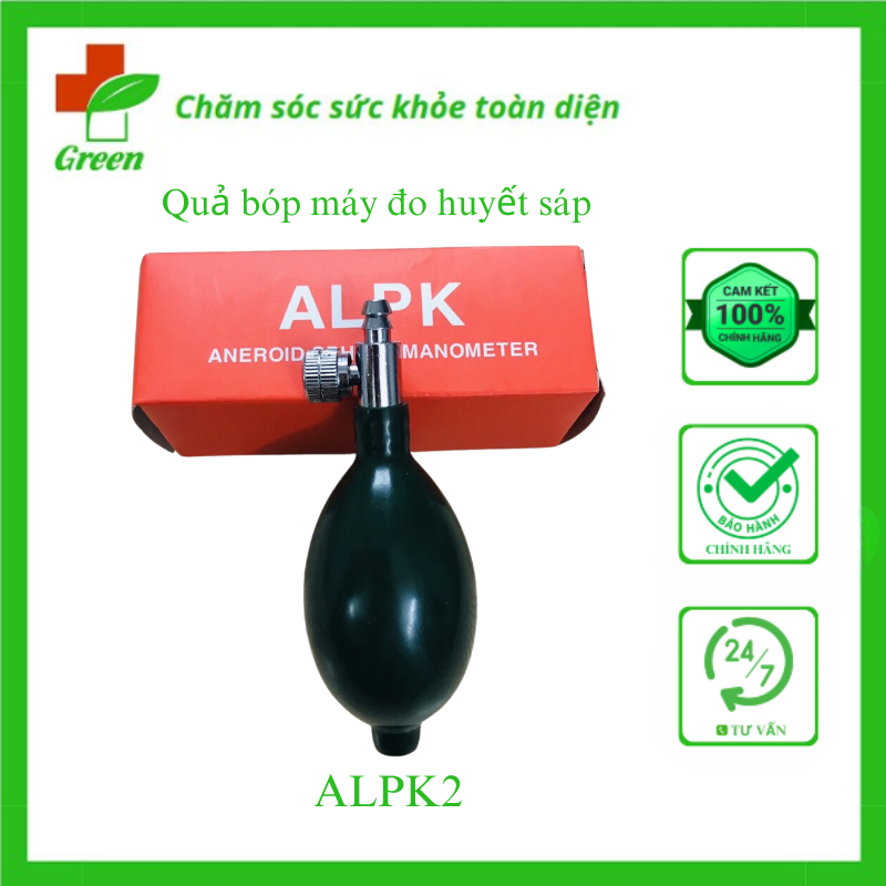 Quả bóp máy đo huyết áp cơ ALPK2/ALKATO - Nhật Bản thay thế cho bộ đo huyết áp