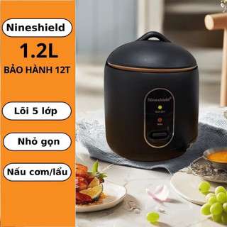 Nồi cơm điện mini Nineshield dung tích 1.2 lít (lòng dung tích 0.8l)
