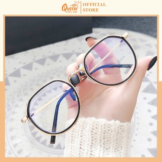 Mắt Kính Nữ Cận Gọng Kim Loại Cao Cấp Sang Chảnh Siêu Hot