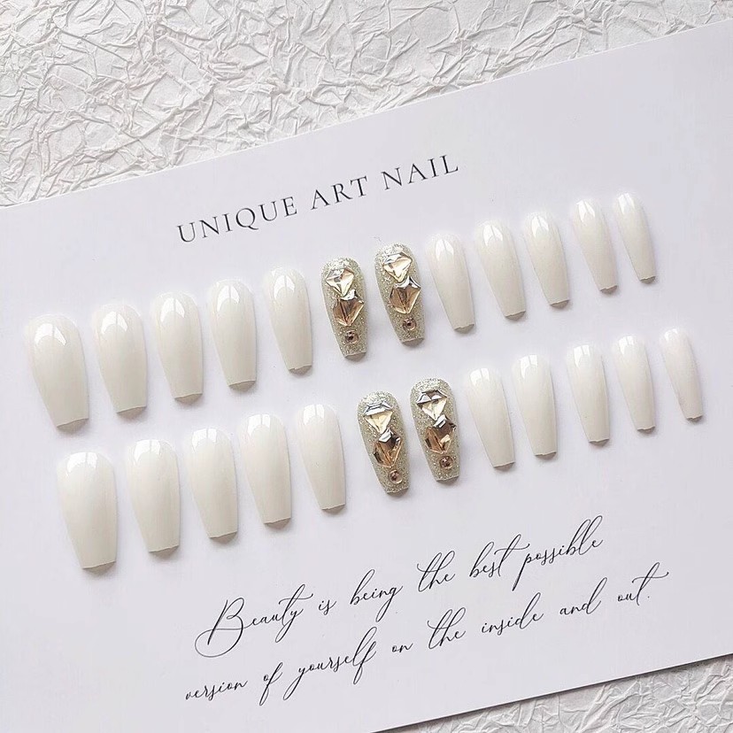 Nailbox, Móng tay giả dài đính đá, Nail xinh dự tiệc sang trọng, Shyn house Nail