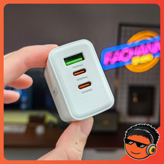 Cóc sạc nhanh 40W Remax RP-U123, Củ Sạc Nhanh 3 Cổng ReMax U123 - Sạc Nhanh PD, Q.C 2 Máy Cùng Lúc