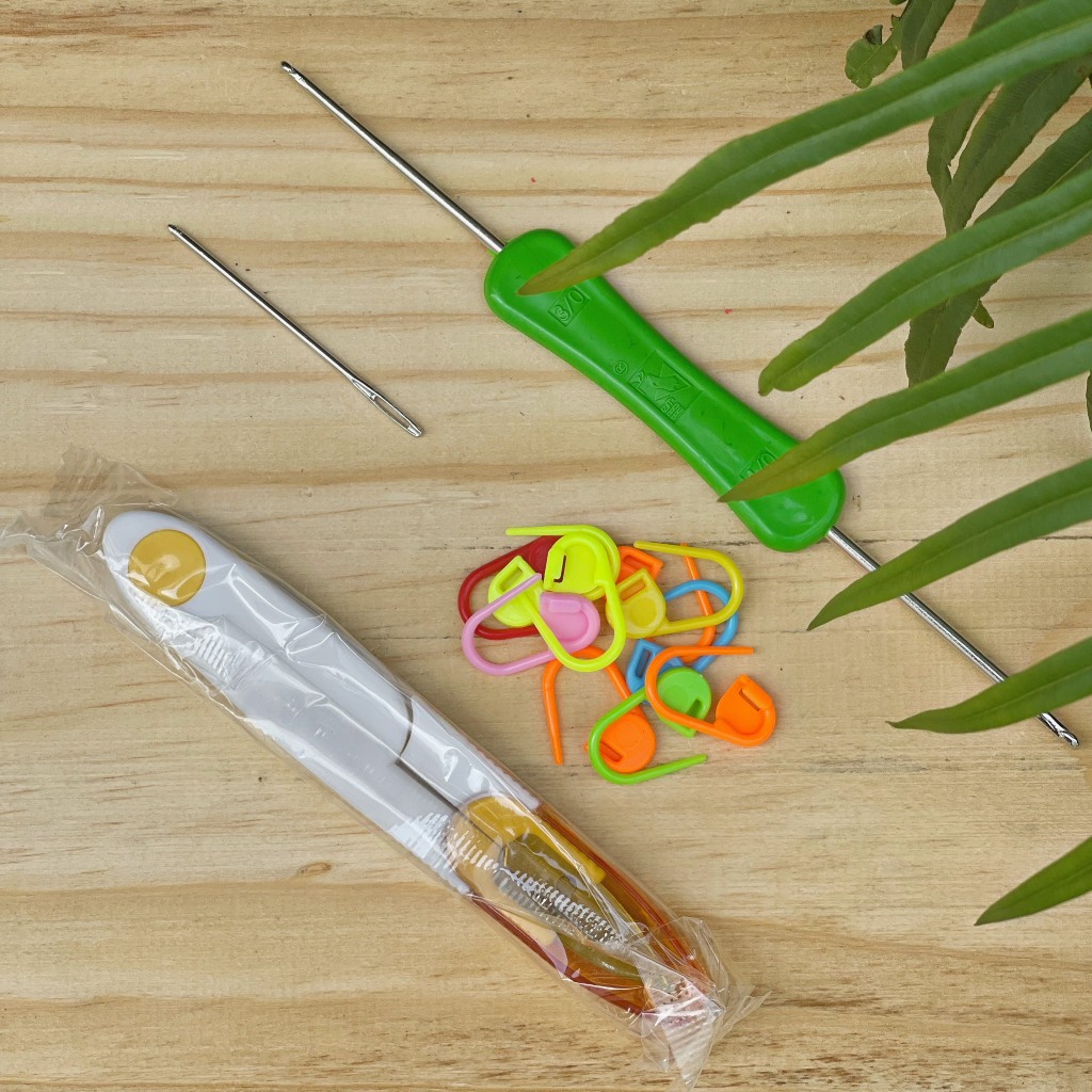 Bộ Dụng Cụ Móc Len Cho Người Mới Bắt Đầu Học Ladyco - Gồm Dụng Cụ Móc Len Phù Hợp Và Hướng Dẫn Tiếng Việt