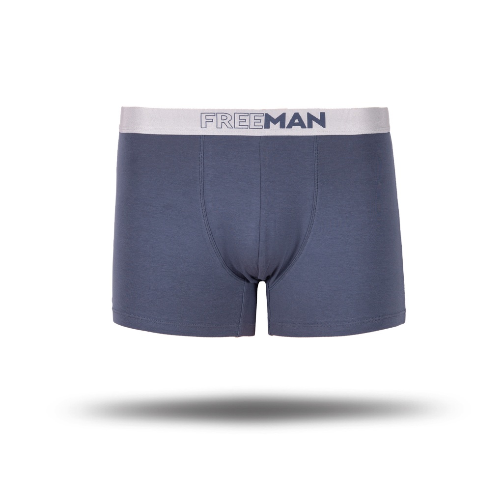 Combo 2 Quần lót boxer nam Freeman, chất liệu cotton thoáng mát, thấm hút mồ hôi tốt BO509