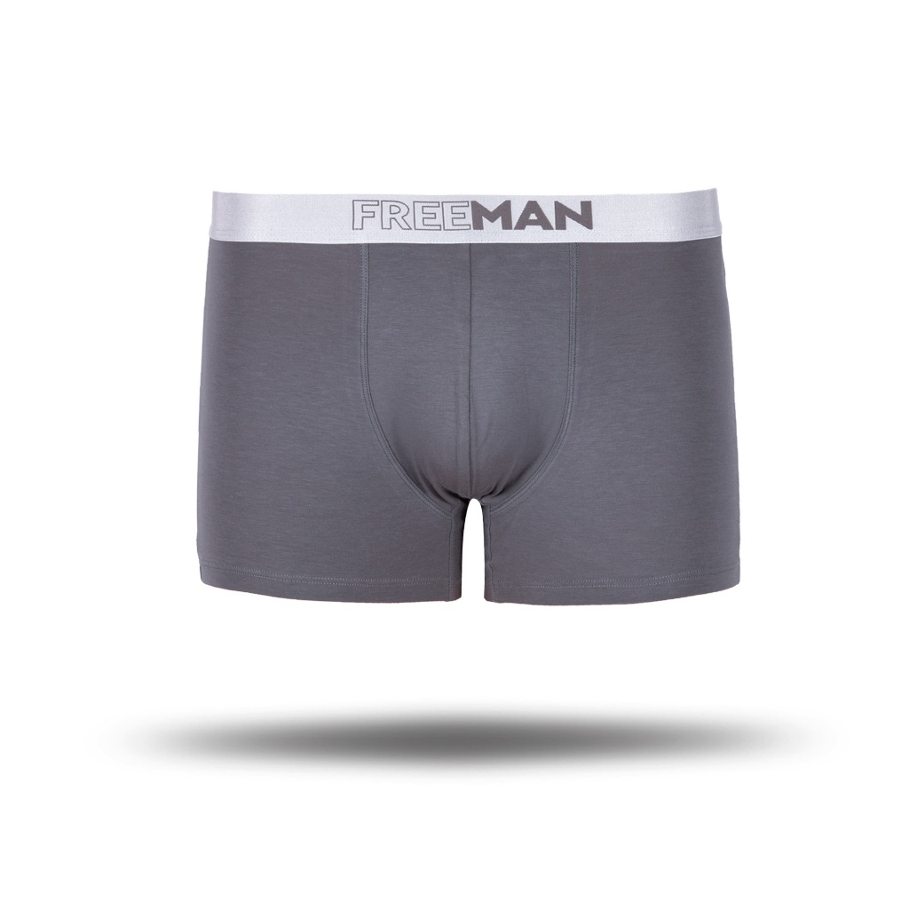 Combo 2 Quần lót boxer nam Freeman, chất liệu cotton thoáng mát, thấm hút mồ hôi tốt BO509