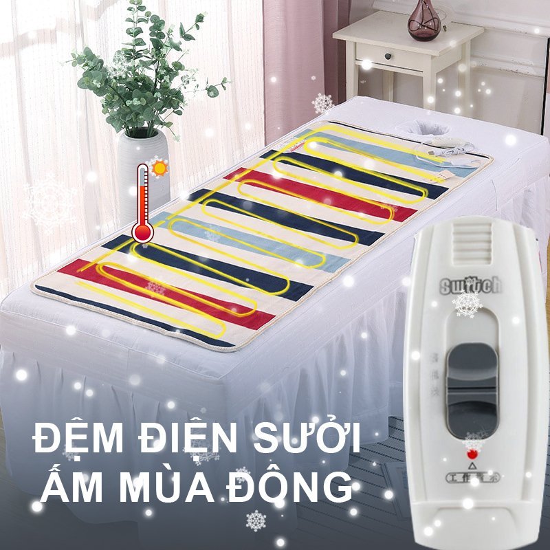 Đệm Sưởi Điện Làm Ấm KT 70*150cm - 150*180cm - 180*200cm