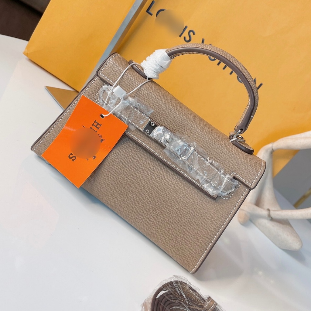 Túi xách nữ, túi hơ mét da sần size 19 - 22 Quảng Châu loại 1 - Lucky9store