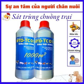 Sát trùng chuồng trại. chai lớn 1 lít