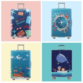 👏Vỏ bọc Vali hành lý du lịch - Chống xước vali - Mẫu Blue