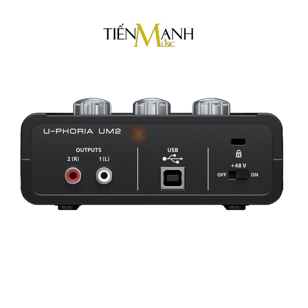 Soundcard Behringer U-Phoria UM2 - Bộ Thu Âm Và Livestream Sound Card USB Audio Interface