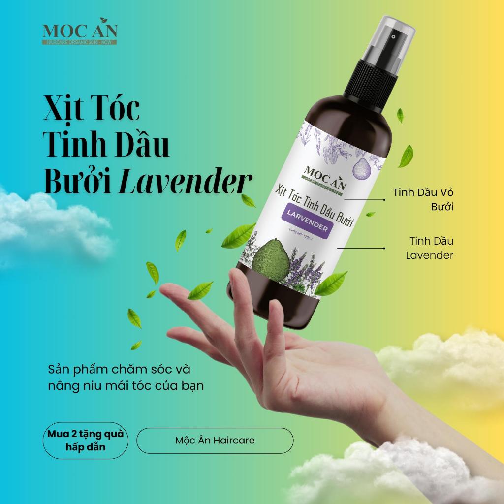 [MUA 2 TẶNG 1 NƯỚC CẤT VỎ BƯỞI] [BLA120] Xịt Bưởi Tinh Dầu Oải Hương [120ML] Mộc Ân Haircare