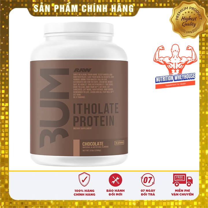 SỮA TĂNG CƠ WHEY PROTEIN CBUM ITHOLATE 5LBS - CHÍNH HÃNG