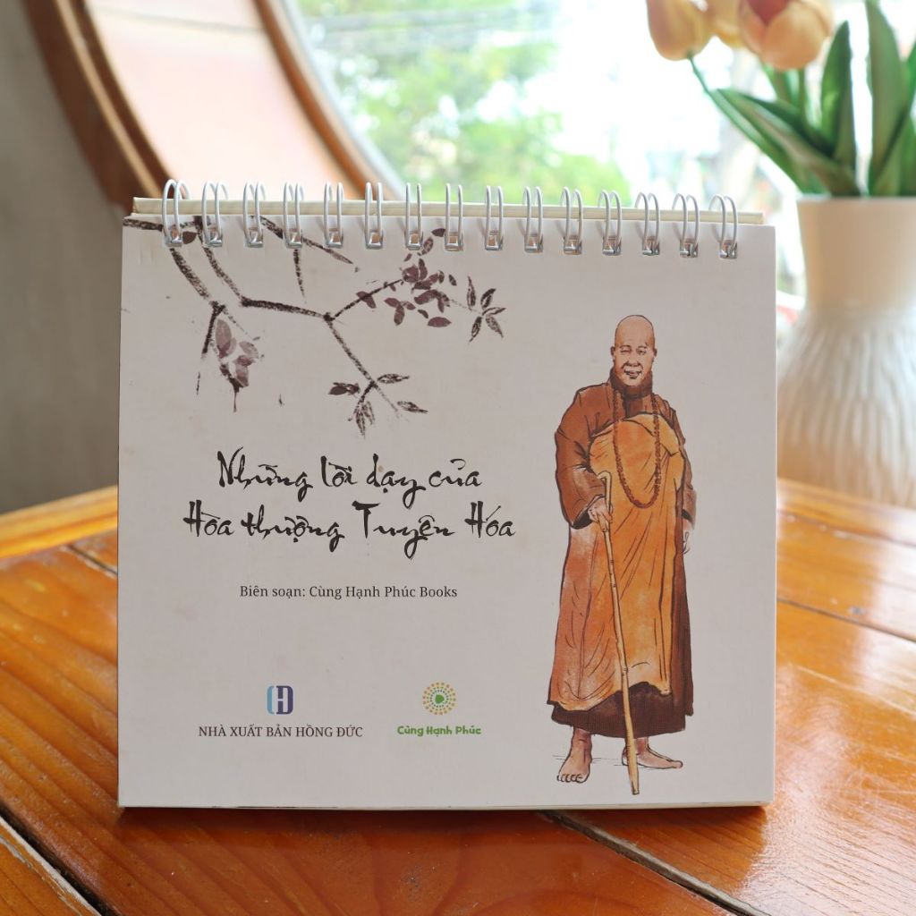 Sổ lò xo để bàn lời dạy Hòa thượng Tuyên Hóa