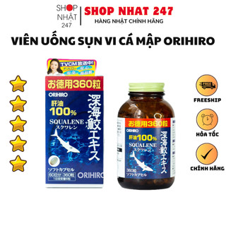 [Hỏa Tốc HN] Viên Uống Sụn Vi Cá Mập Squalene Orihio 360 Viên Nhật Bản