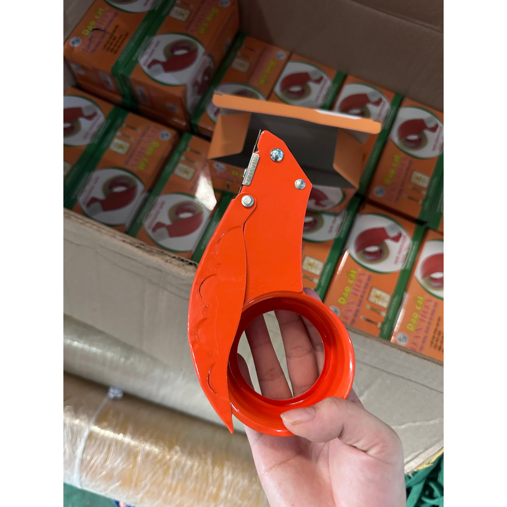 Cắt băng dính đóng hàng cầm tay đa năng siêu bền  - Hộp carton HT