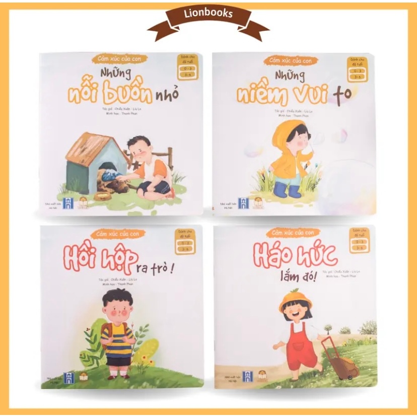 Sách – Bộ 4 cuốn Cảm xúc của con