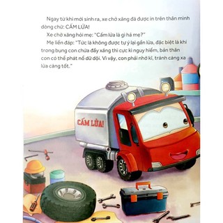 Sách - Những Chiếc Xe Hiệp Sĩ - Xe Chở Xăng Sợ Lửa